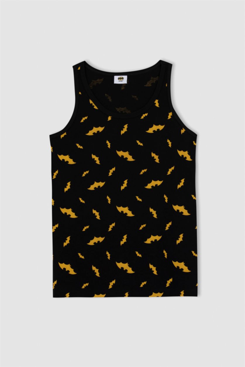 أولاد ميلانج رمادي فانيلة قصة عادية من باتمان من قطعتين