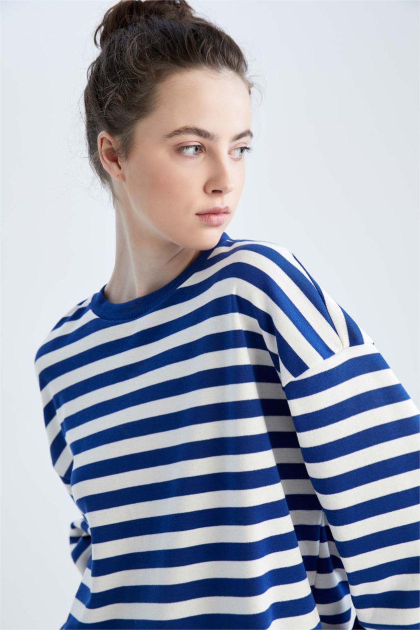 Kadın Royal Regular Fıt Uzun Kollu Tişört