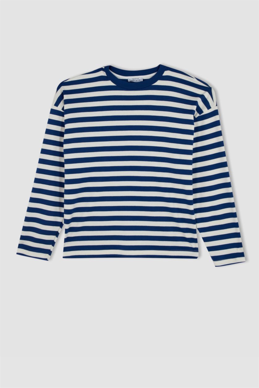 Kadın Royal Regular Fıt Uzun Kollu Tişört