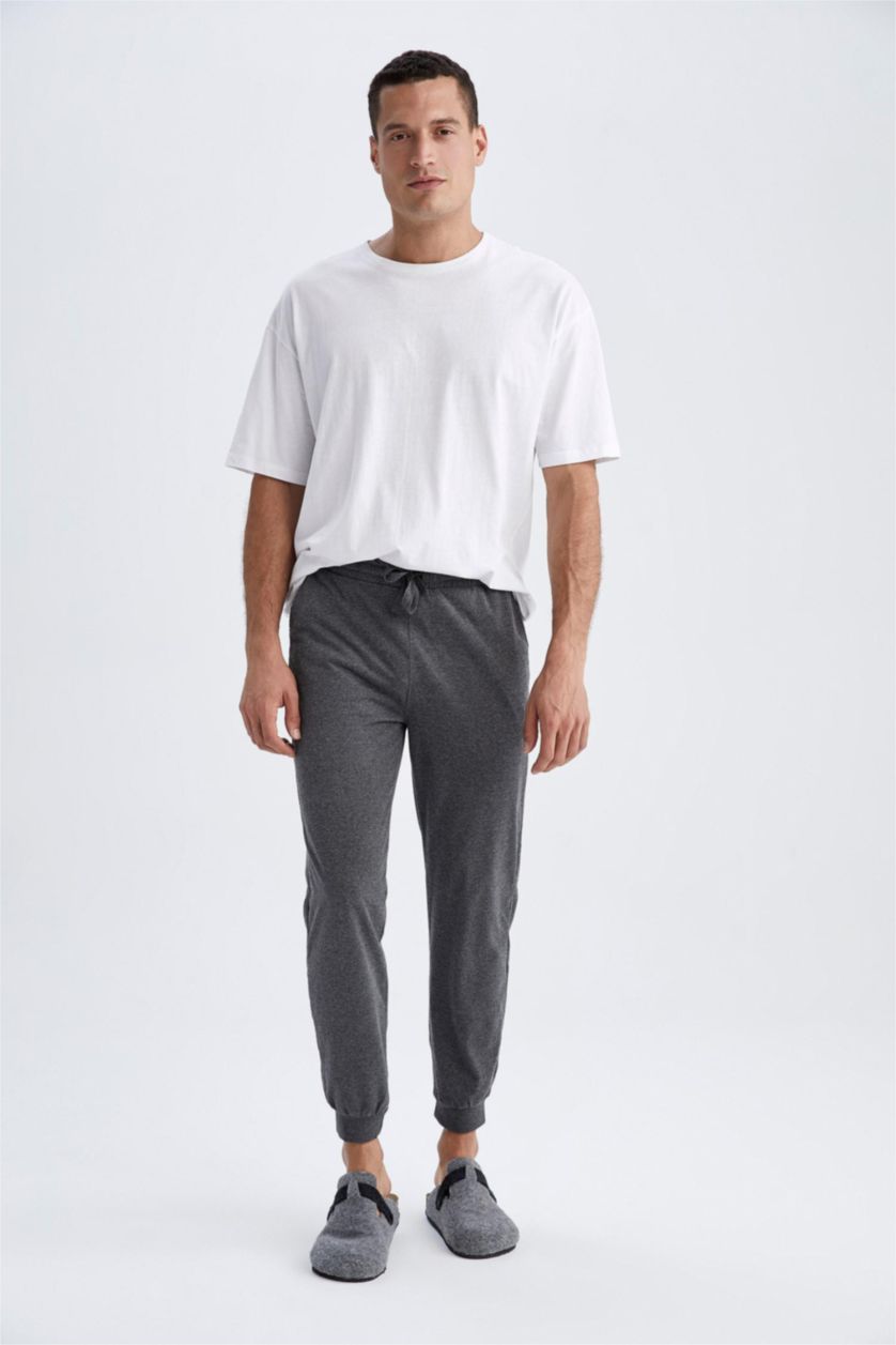 رجال ميلانج أنثرا بنطلون قصة عادية