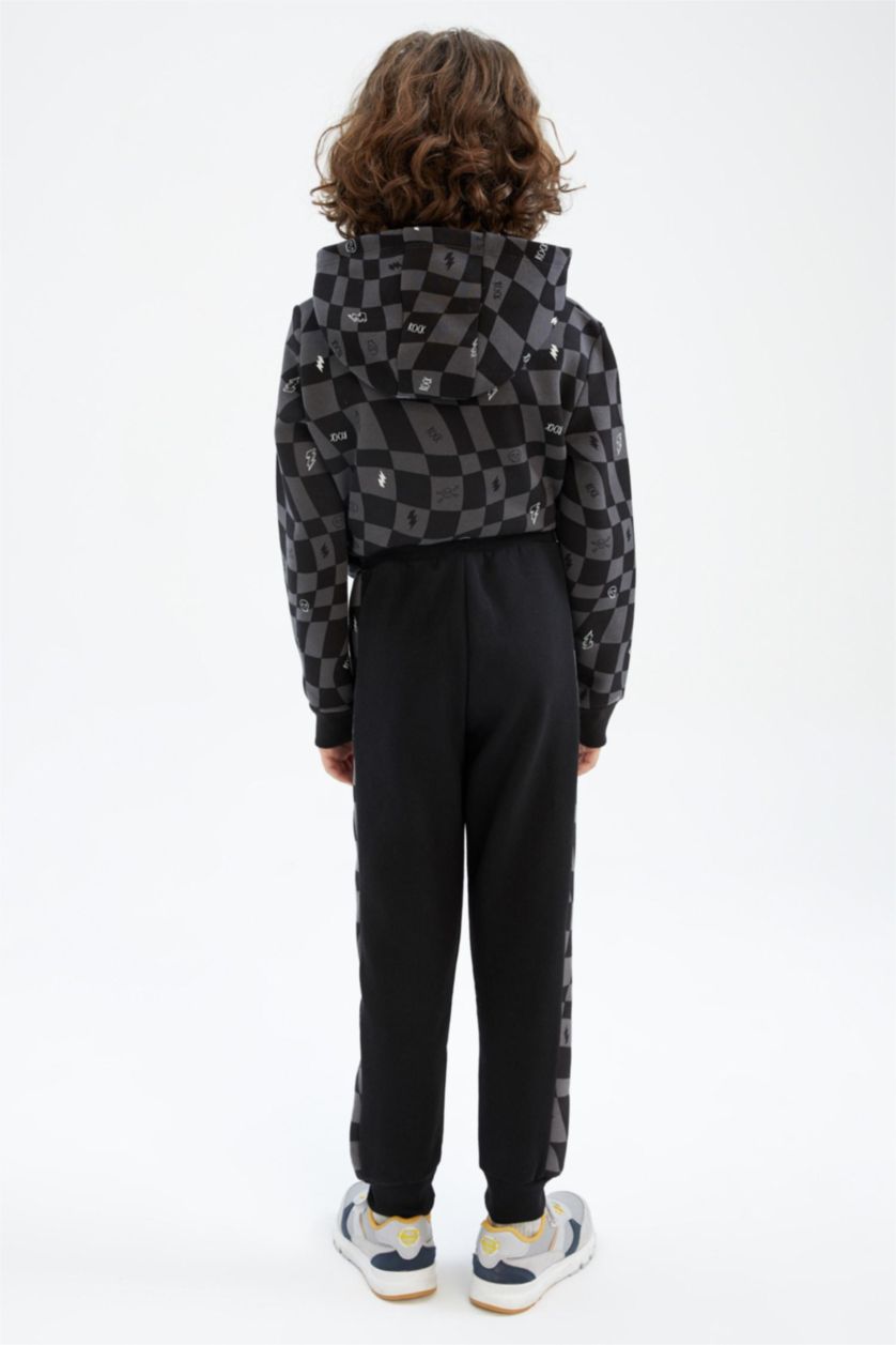 BOYS & TEENS Black Regular Fit Trousers