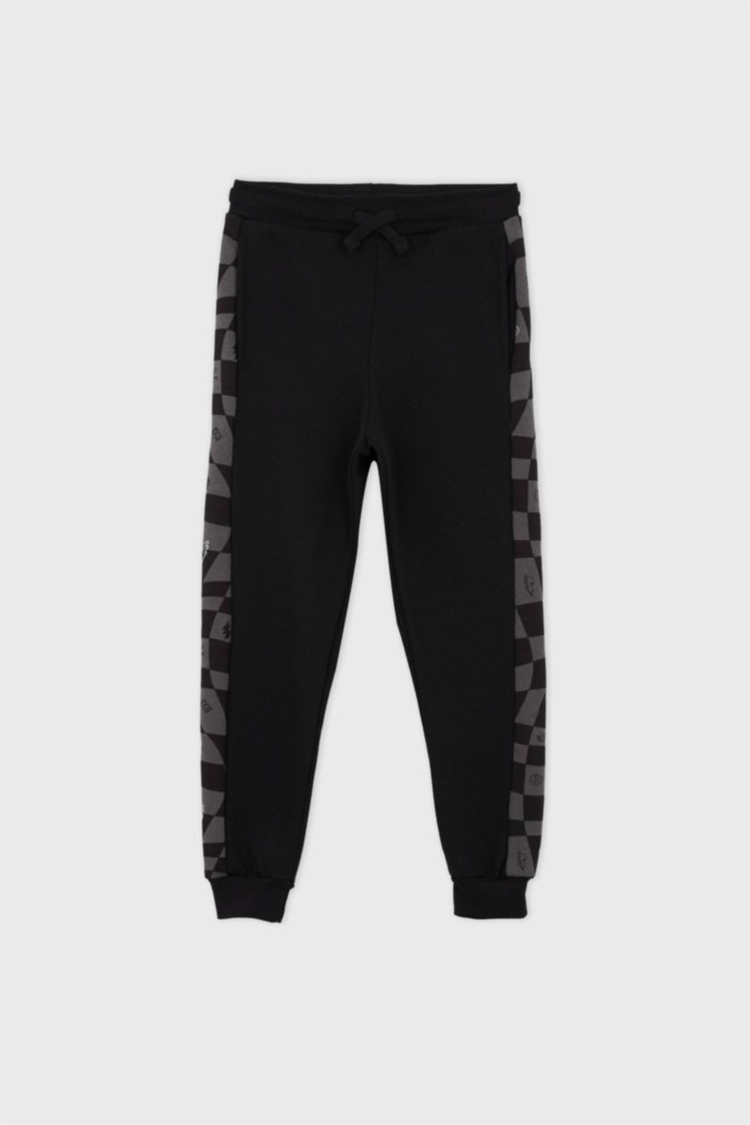 BOYS & TEENS Black Regular Fit Trousers