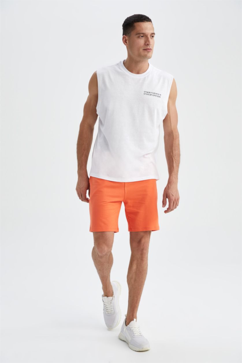 HOMME Blanc Coupe Boxy Athlète