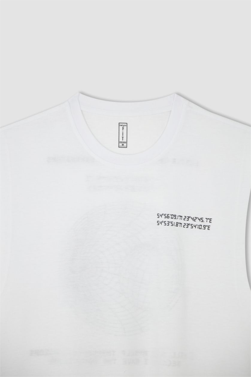 HOMME Blanc Coupe Boxy Athlète