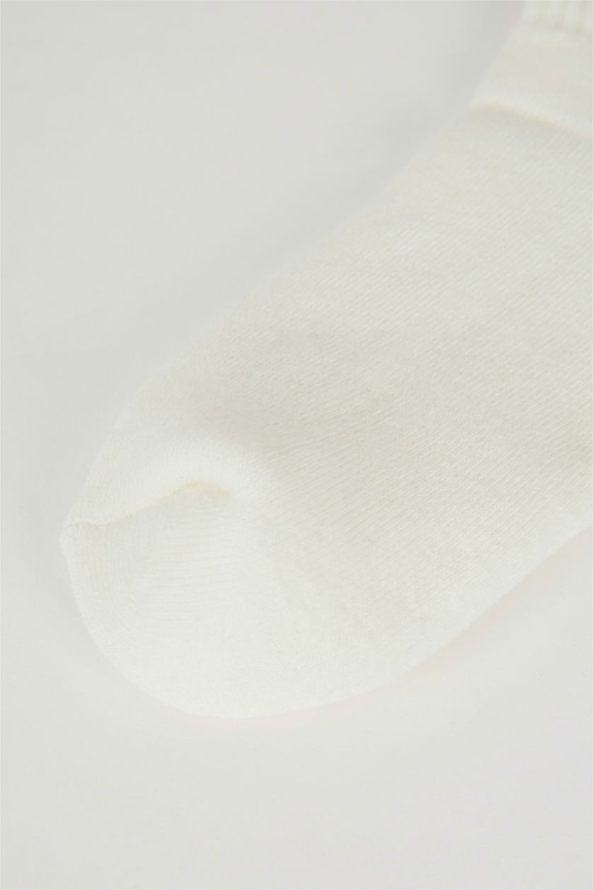 Женщины Белый Длинные носки из хлопка для женщин