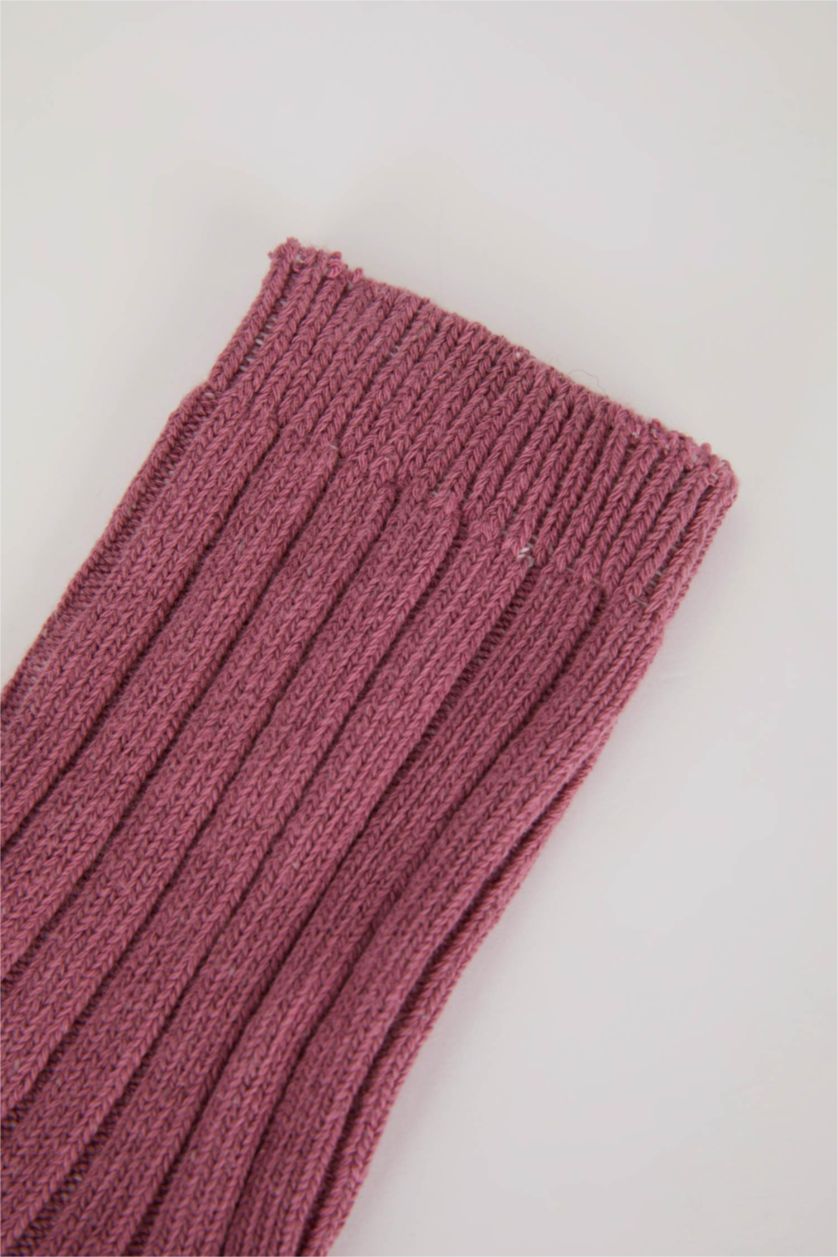 WOMAN Purple Woman Winter Socks