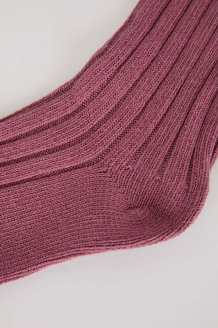 WOMAN Purple Woman Winter Socks