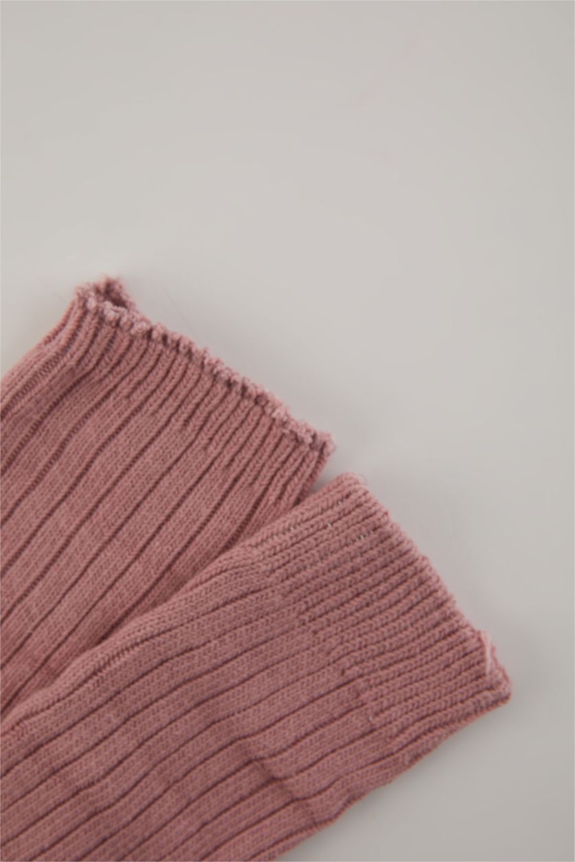 Женщины Бежевый меланж Леггинсы из хлопка для женщин