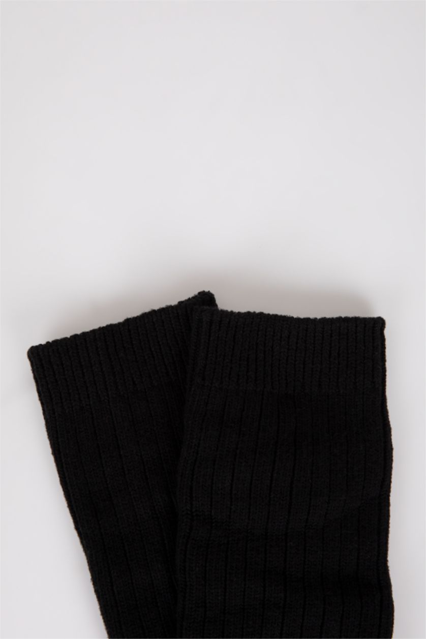 Kadın Siyah Kadın Pamuklu Tozluk