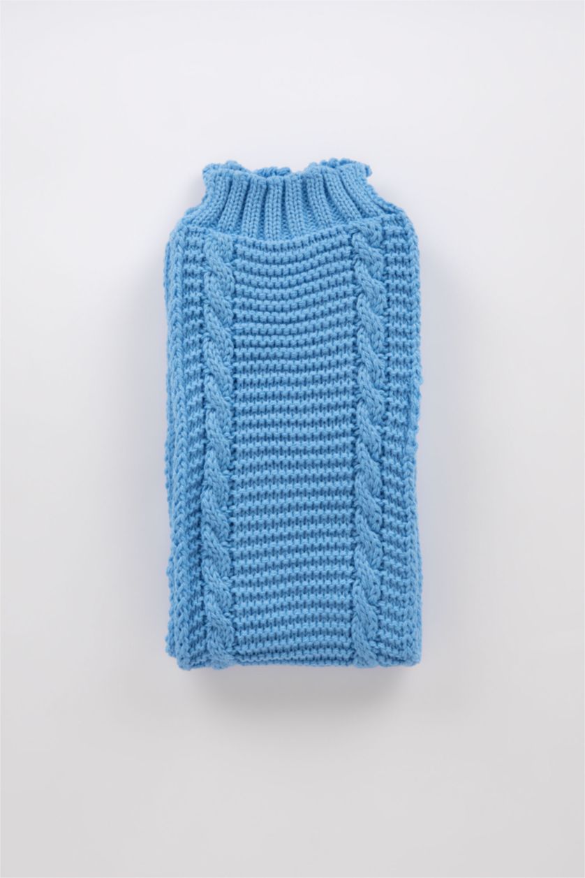 Erkek Bebek Mavi Erkek Bebek Atkı Bere Takım