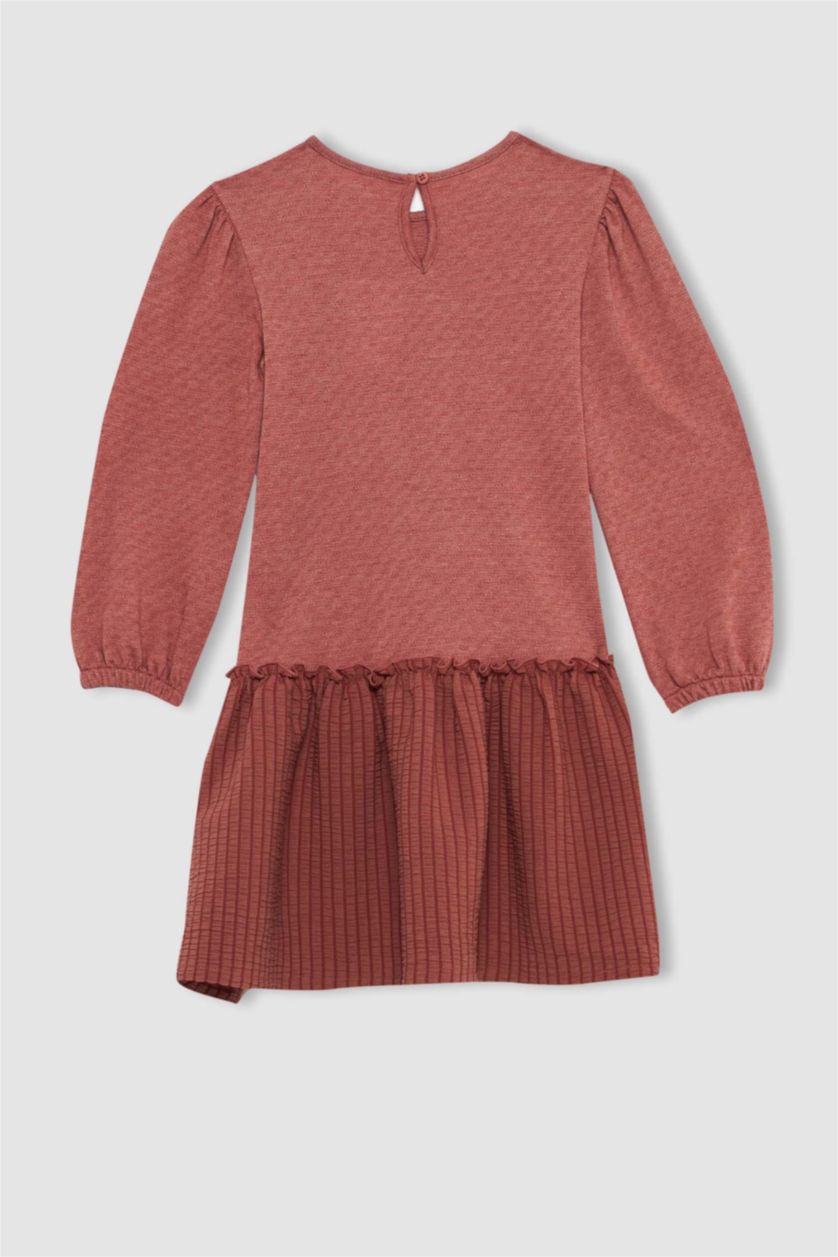 GIRLS & TEENS Pink Long Sleeve Knitted Dress