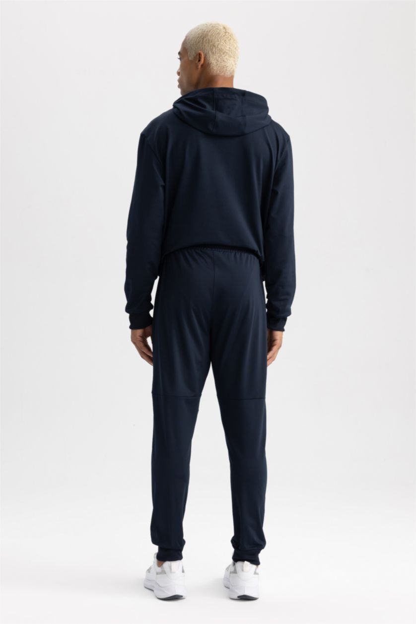 رجال كحلي بنطلون بجامة رياضي بريميوم سليم فيت برجل مطاطي من DeFactoFit