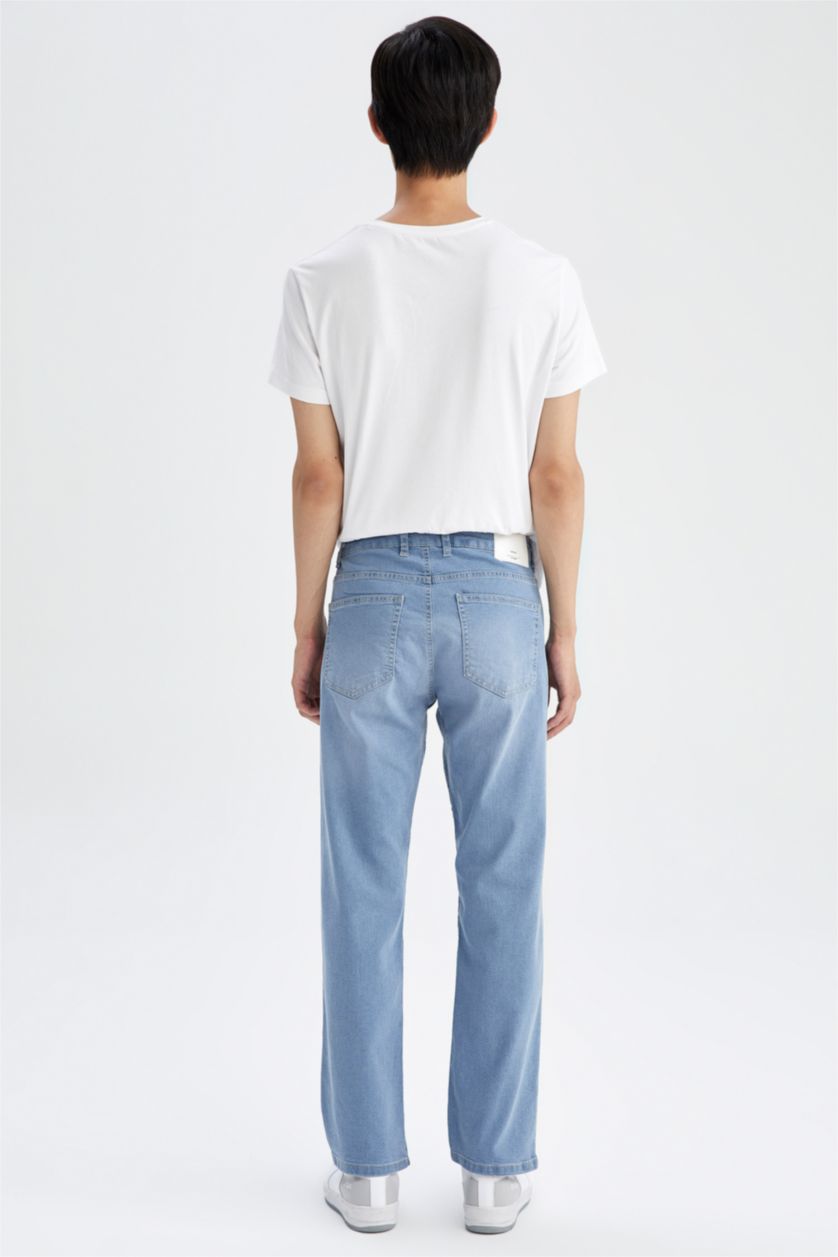 MAN Light Blue Sergio Regular Fit Trousers