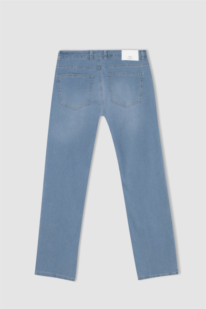 MAN Light Blue Sergio Regular Fit Trousers