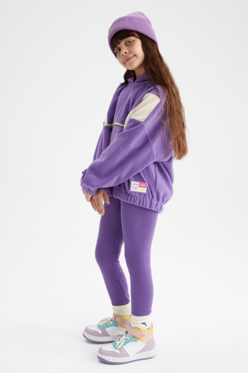 FILLES Violet Ensemble En Tricot 2 Fille