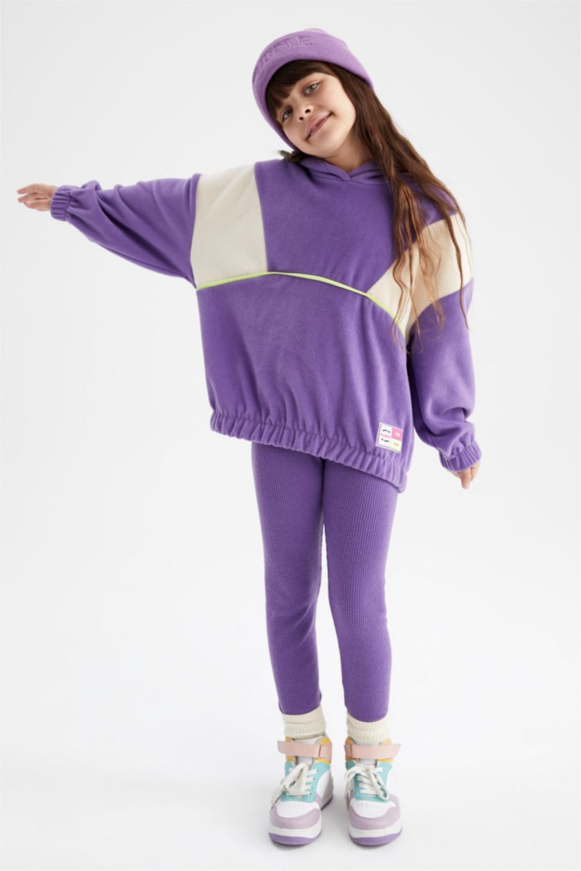 FILLES Violet Ensemble En Tricot 2 Fille