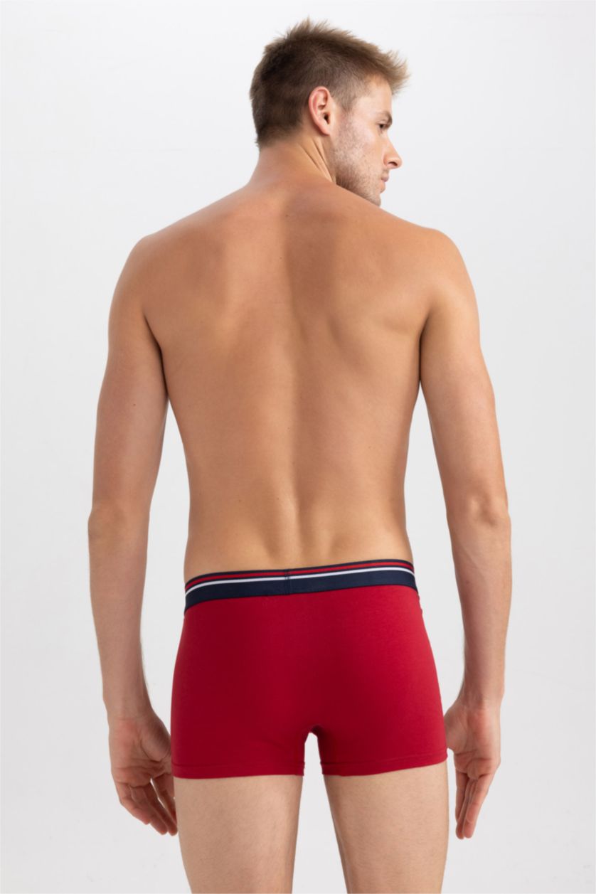 رجال أزرق غامق بوكسر قصة عادية من 5 قطع