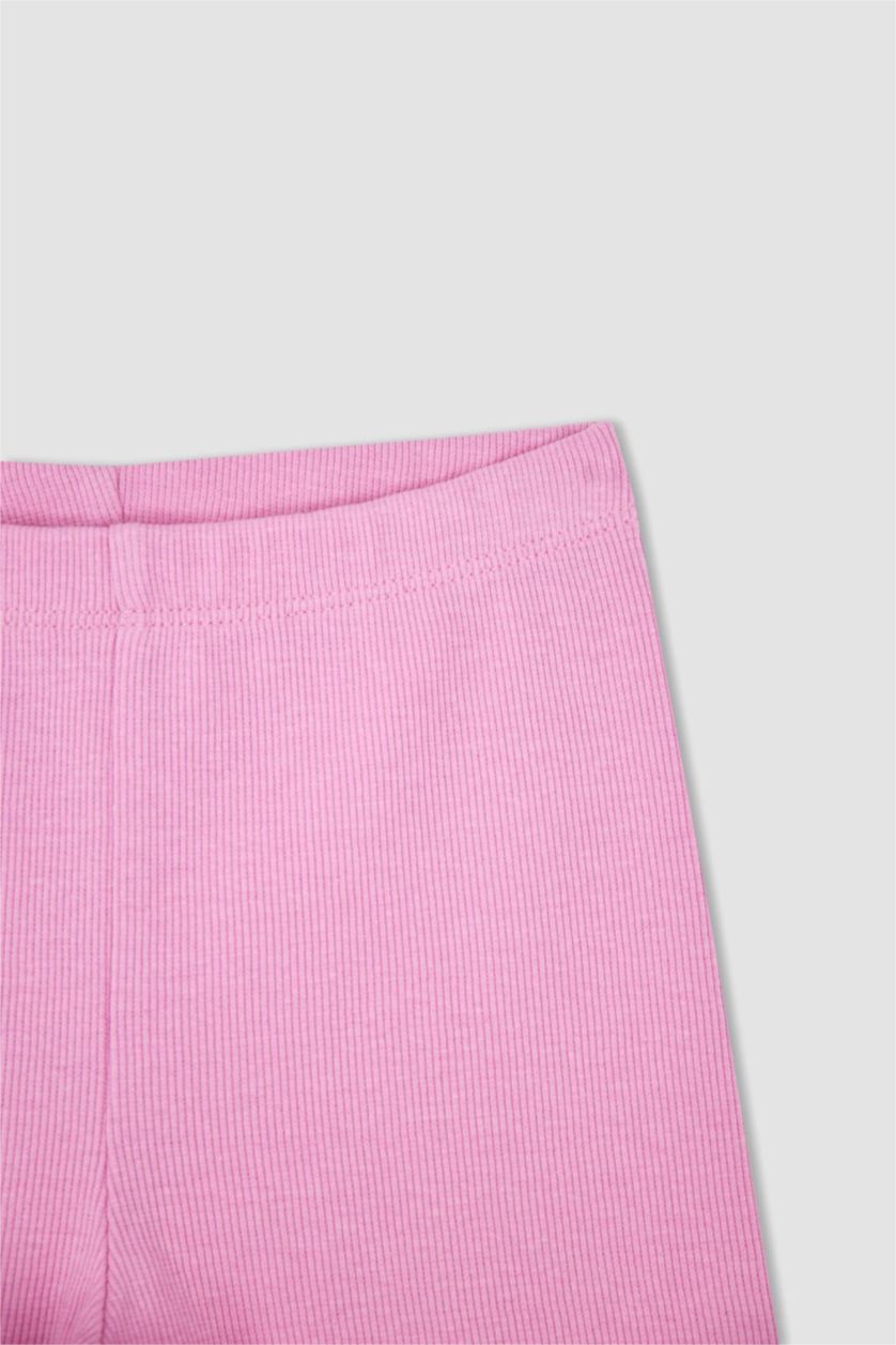 GIRLS & TEENS Pink Girl Biker Biker Leggings