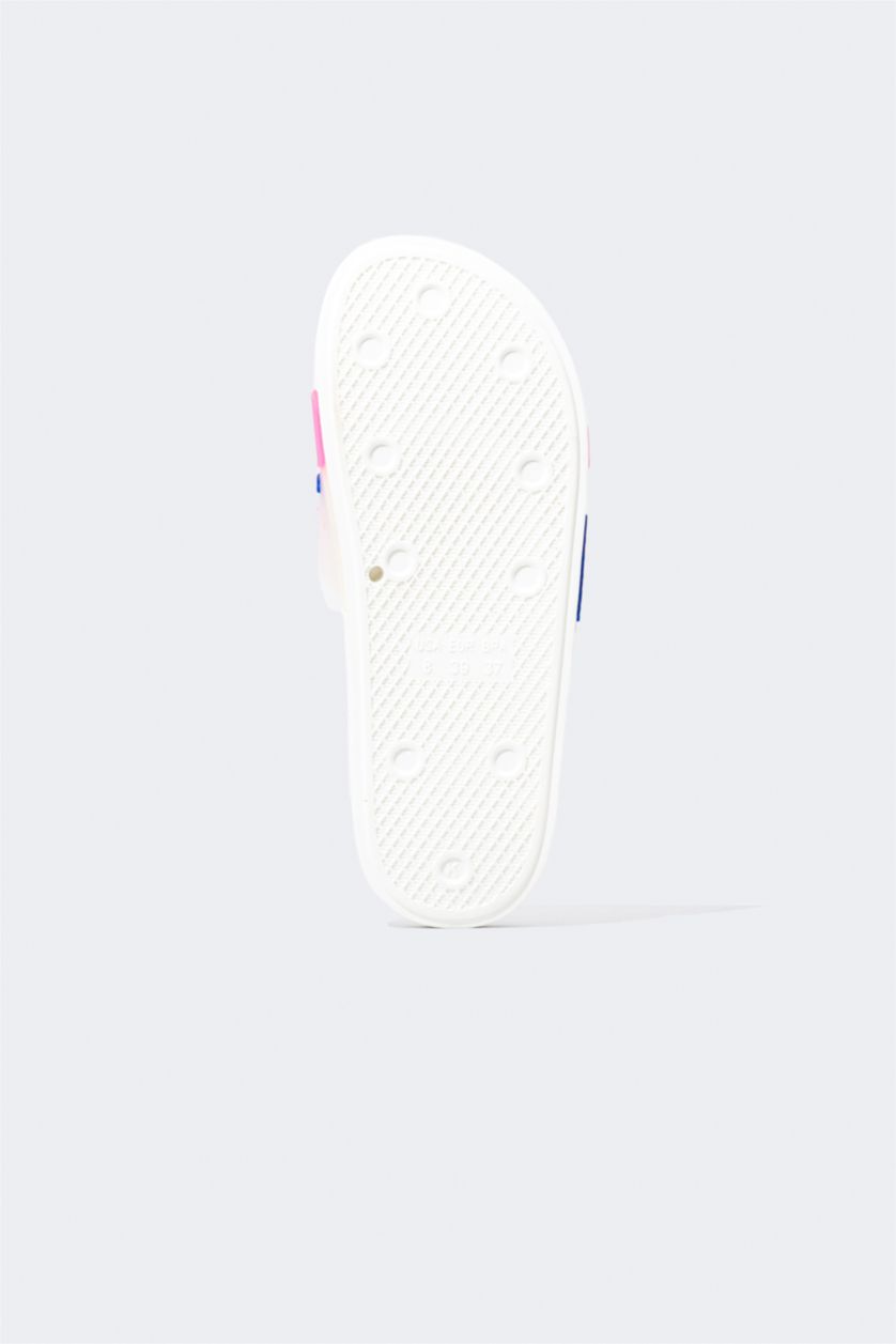 حريمي اوف وايت شبشب حريمي بلاستيك بشريط واحد