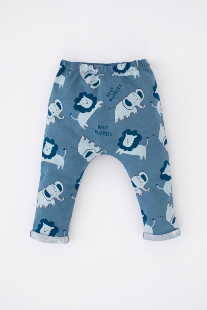 BÉBÉ GARÇON Bleu Ensemble En Tricot 2 Polaires Col Ras Du Cou Animal Manche Longue 2 BéBé Garçon