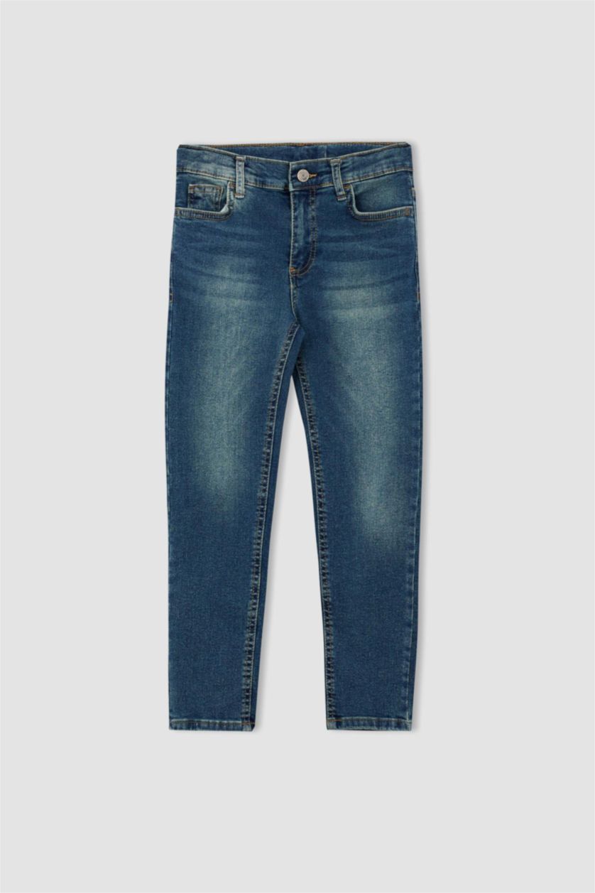 أولاد أخضر غامق بنطلون جينز ولادي سليم فيت