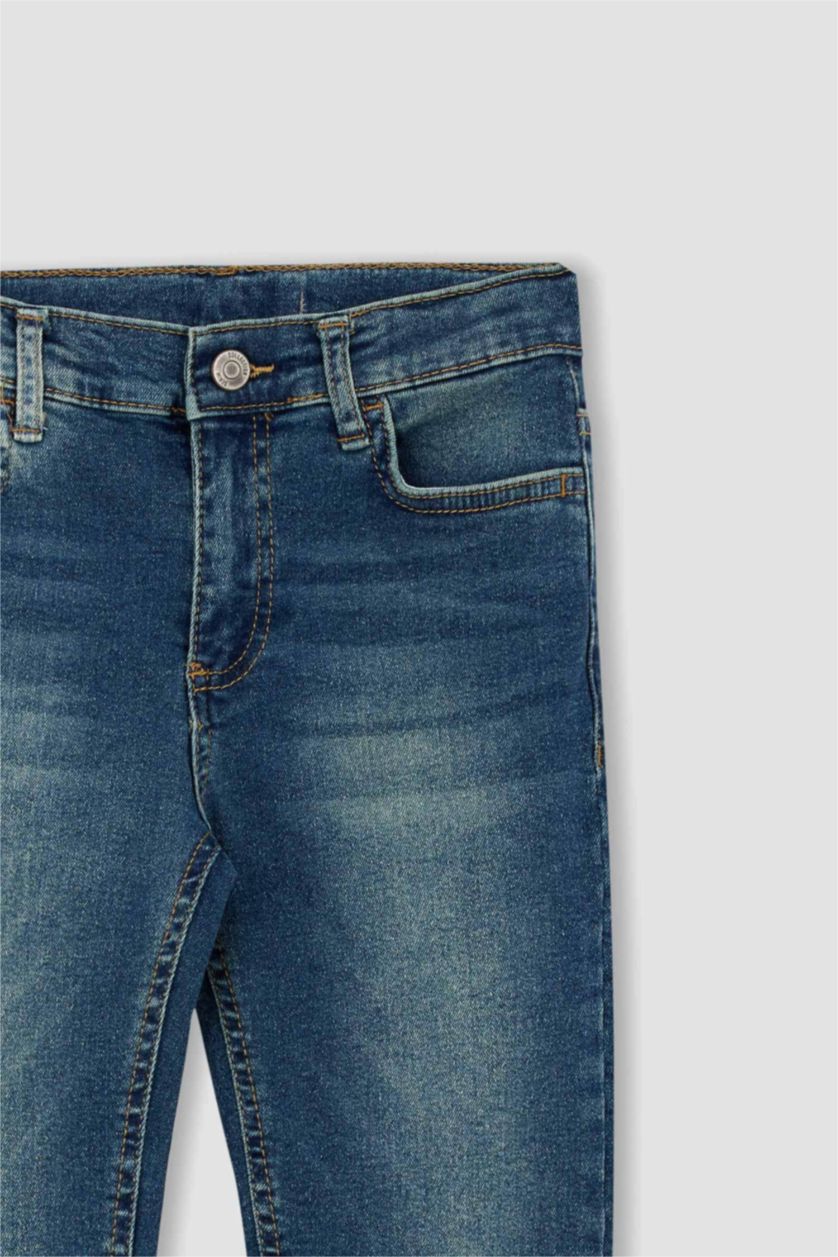 أولاد أخضر غامق بنطلون جينز ولادي سليم فيت