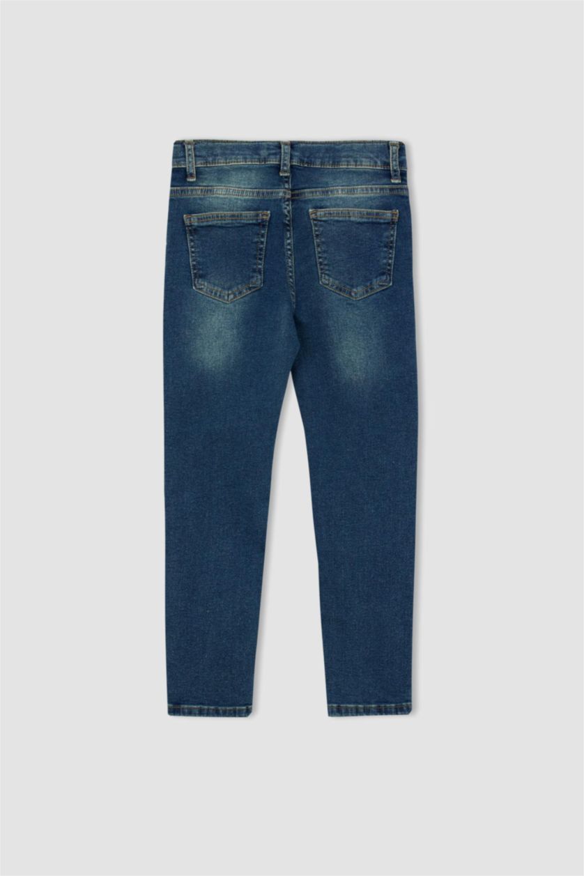 أولاد أخضر غامق بنطلون جينز ولادي سليم فيت