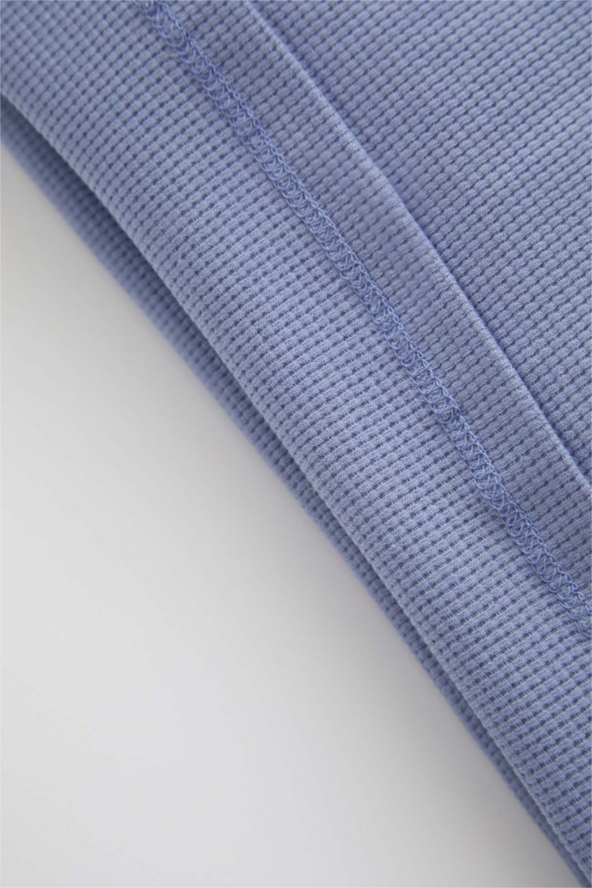 BABY BOY Blue Baby Boy Printed Waffle Short Sleeve T-Shirt Shorts 2-Pack Set