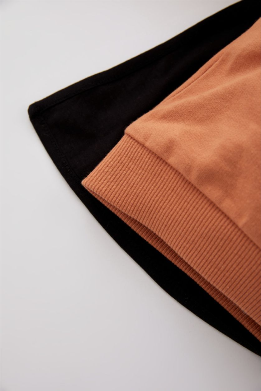 Малыши мальчики Оранжевый Свитшот стандартного кроя из тонкой ткани для малышей мальчиков