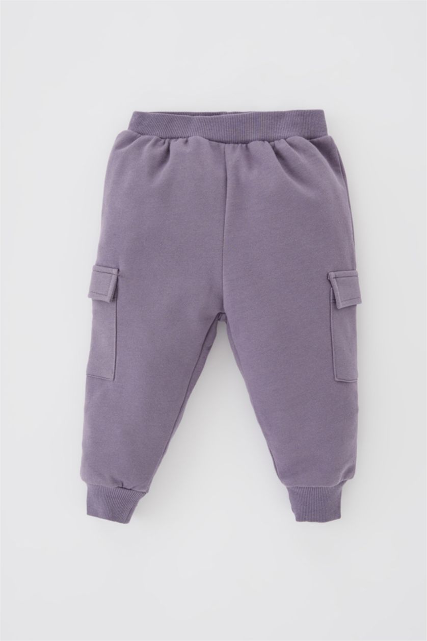 BÉBÉ GARÇON Violet Ensemble bas de survêtement - sweat doux et moelleux à slogan imprimé coupe régulière pour bébé garçon