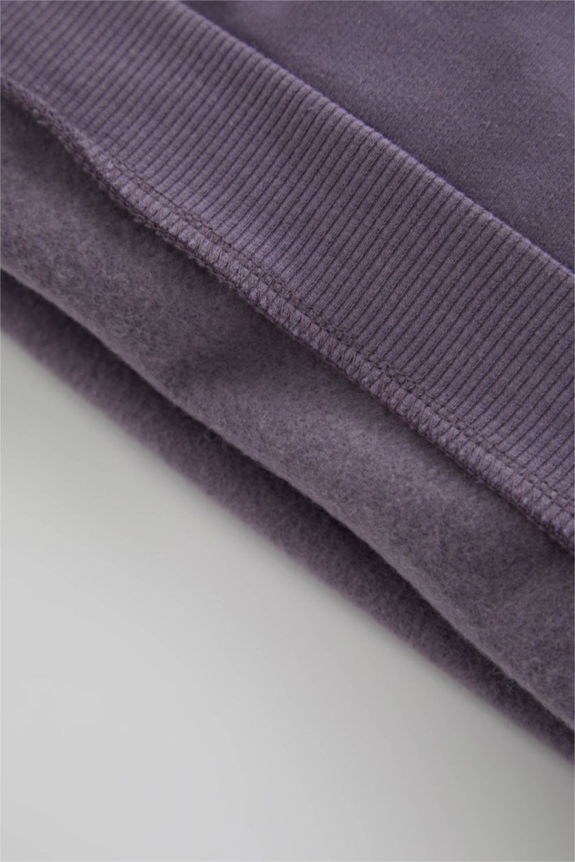 BÉBÉ GARÇON Violet Ensemble bas de survêtement - sweat doux et moelleux à slogan imprimé coupe régulière pour bébé garçon