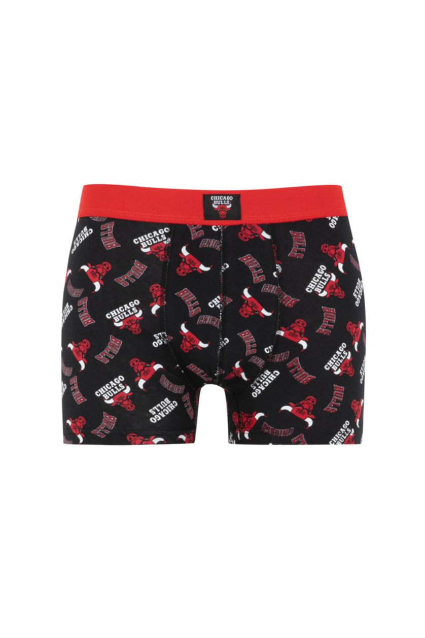 MAN Black Regular Fit Chicago Bulls Licensed Boxer