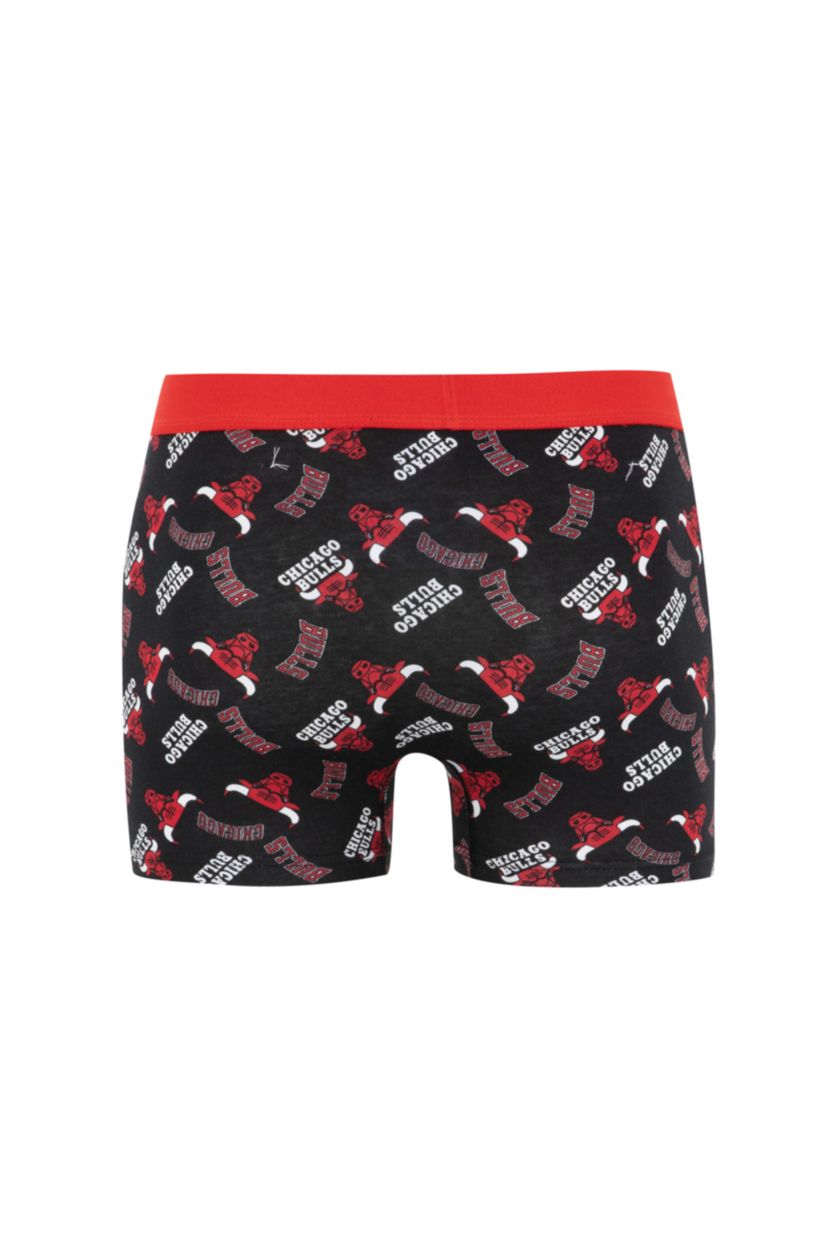 MAN Black Regular Fit Chicago Bulls Licensed Boxer
