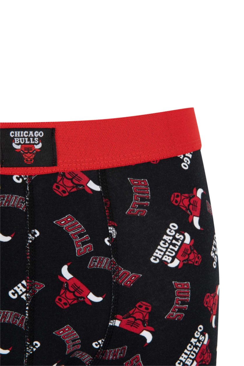 MAN Black Regular Fit Chicago Bulls Licensed Boxer