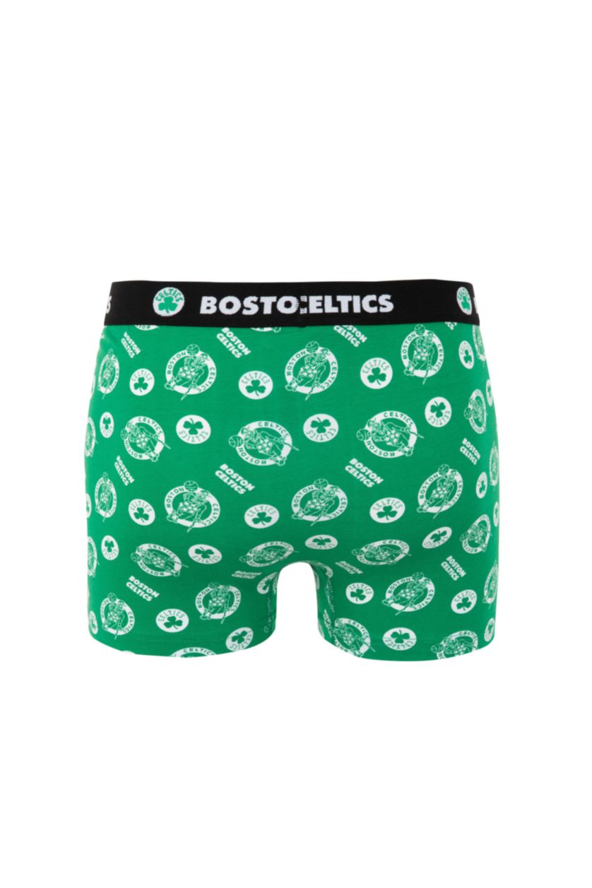 MAN Green Regular Fit Boston Celtics Licensed Boxer