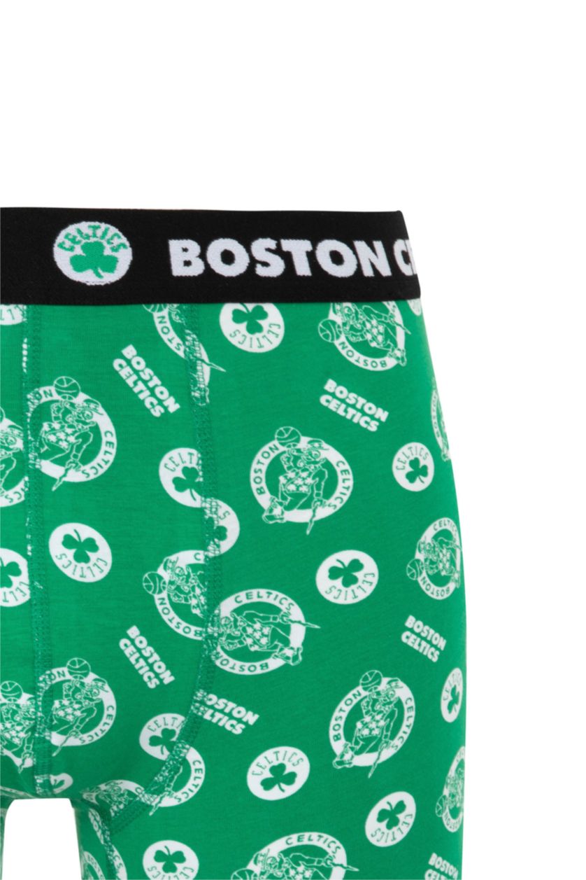 MAN Green Regular Fit Boston Celtics Licensed Boxer