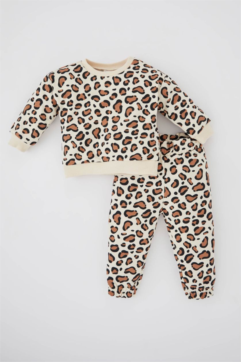 BÉBÉ FILLE Orange Ensemble En Tricot Tissu Sweat Fin BéBé Fille