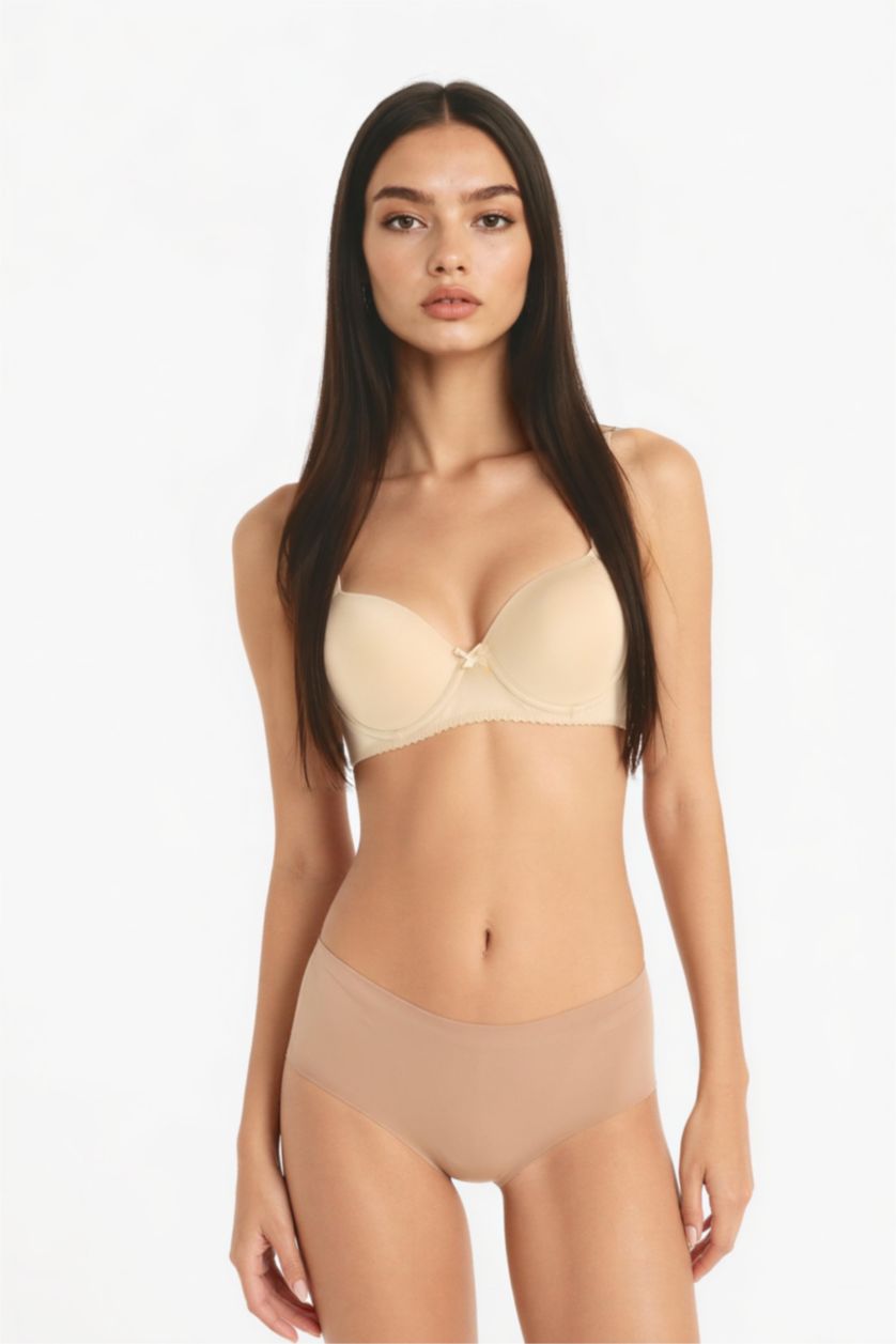 Kadın Açık Kahve Micro 2'li Hipster Külot