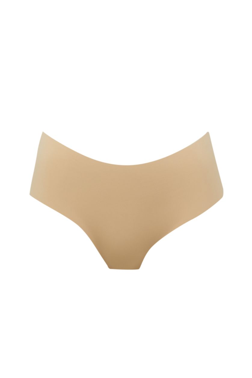WOMAN Beige Fall in Love Laser Cut 2 Piece Slip Panties