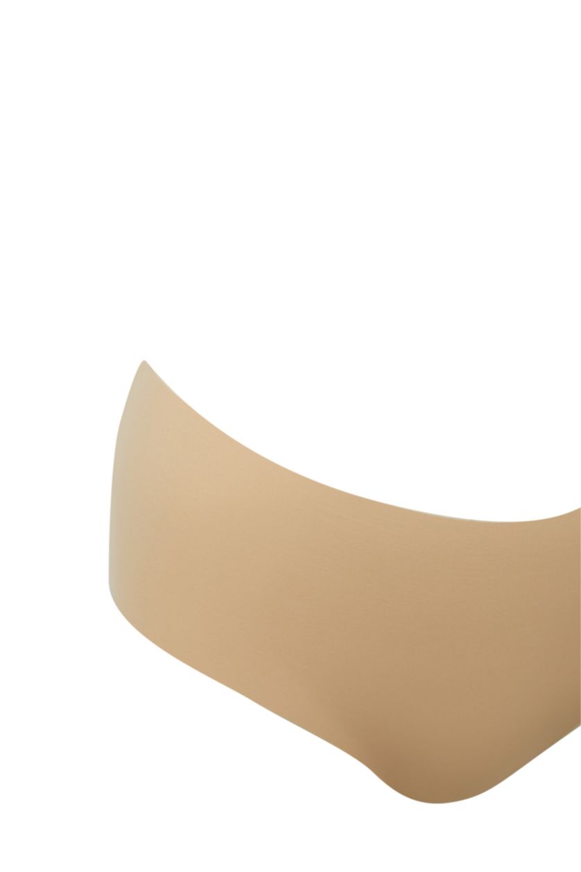 WOMAN Beige Fall in Love Laser Cut 2 Piece Slip Panties