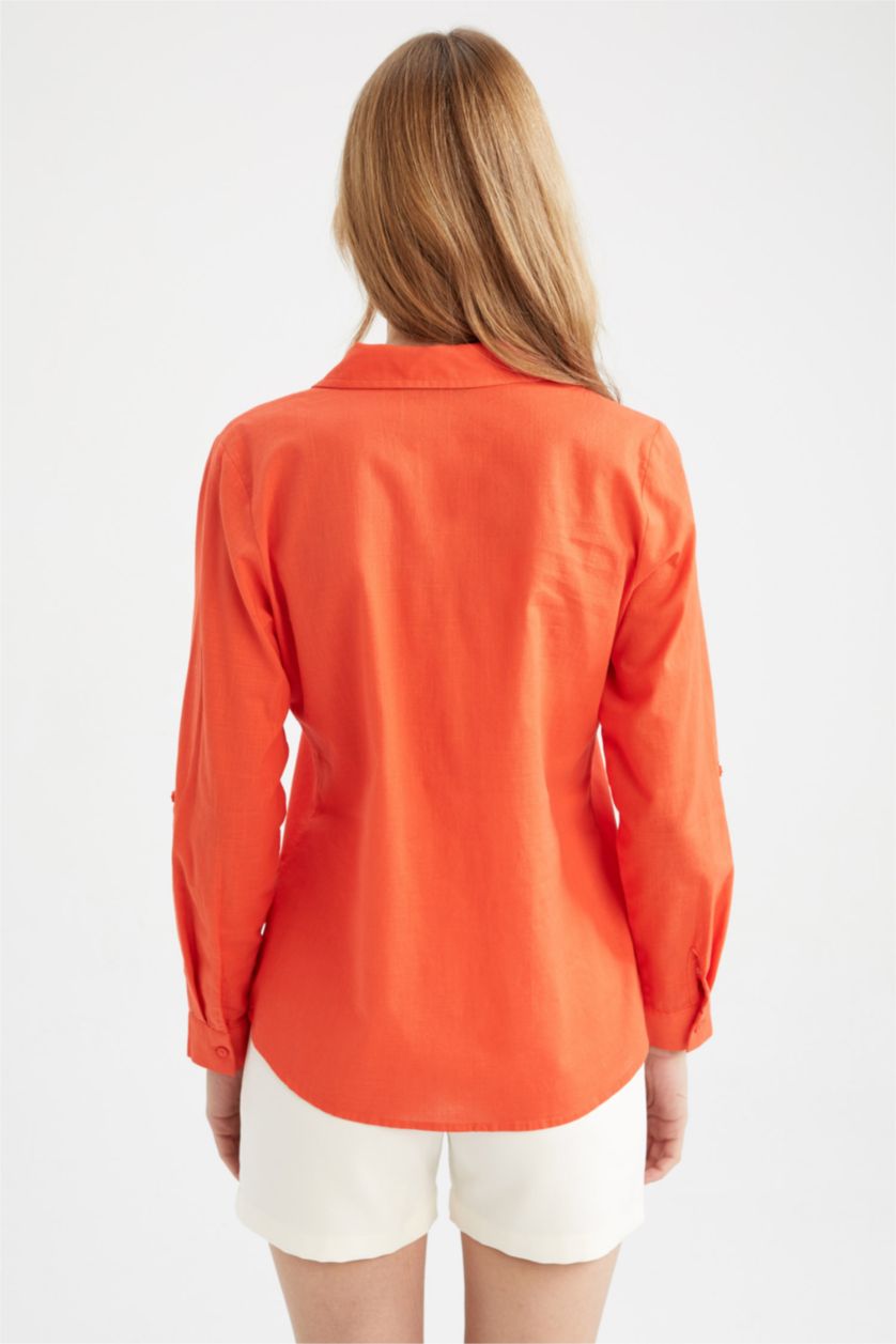 نساء مرجاني Regular Fit Long Sleeve Shirt