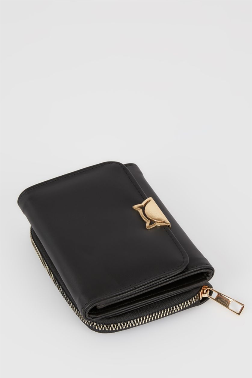Kadın Siyah Kadın Suni Deri Cüzdan