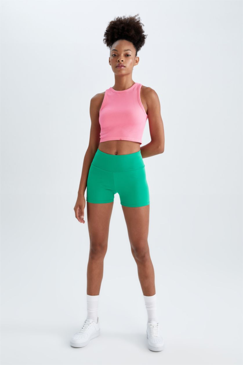 WOMAN Neon Pink Defacto Fit Halter Neck Seamless Singlet