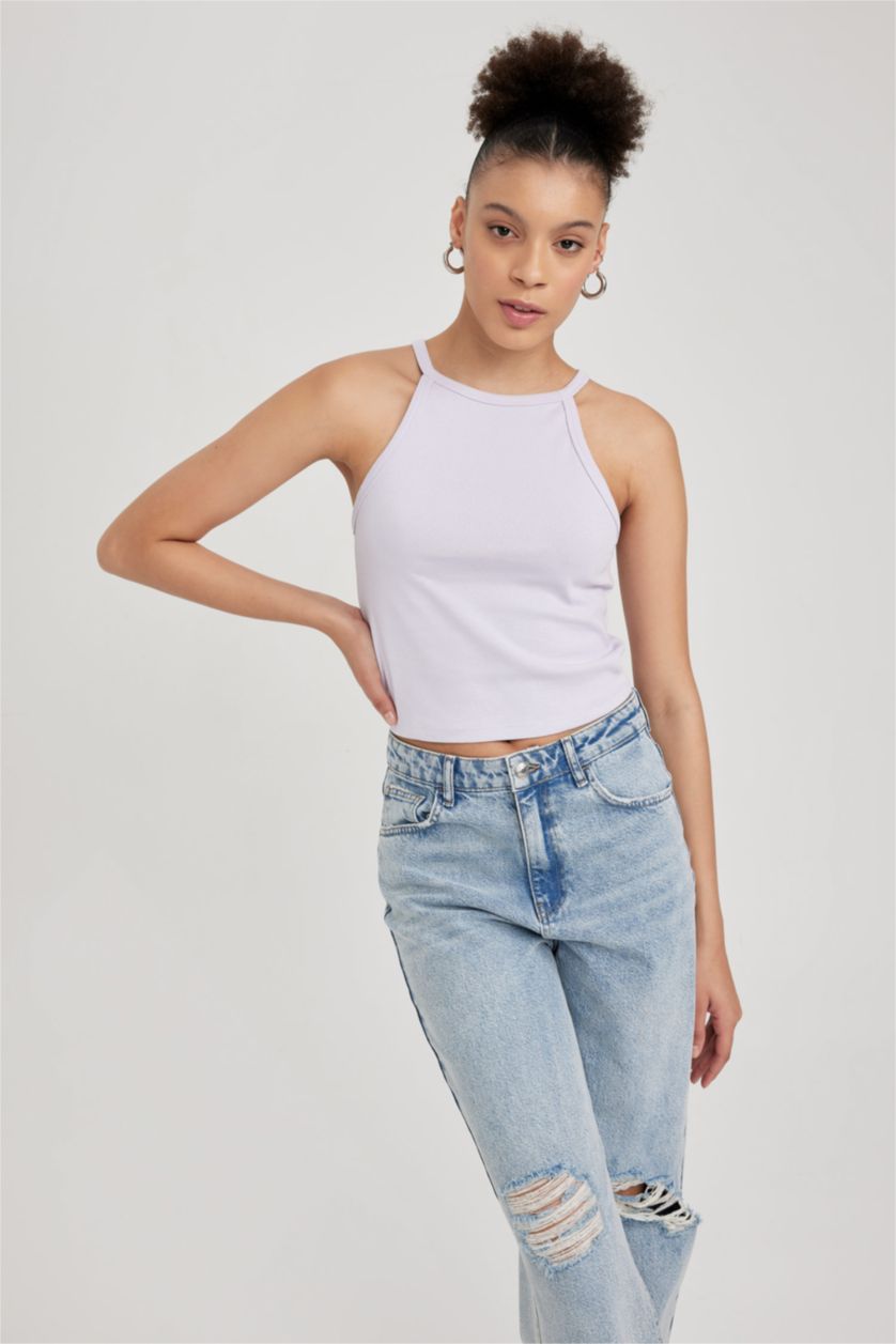 نساء أرجواني فاتح كروب توب ريبانا سليم فيت