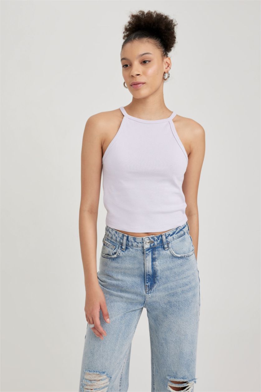 نساء أرجواني فاتح كروب توب ريبانا سليم فيت