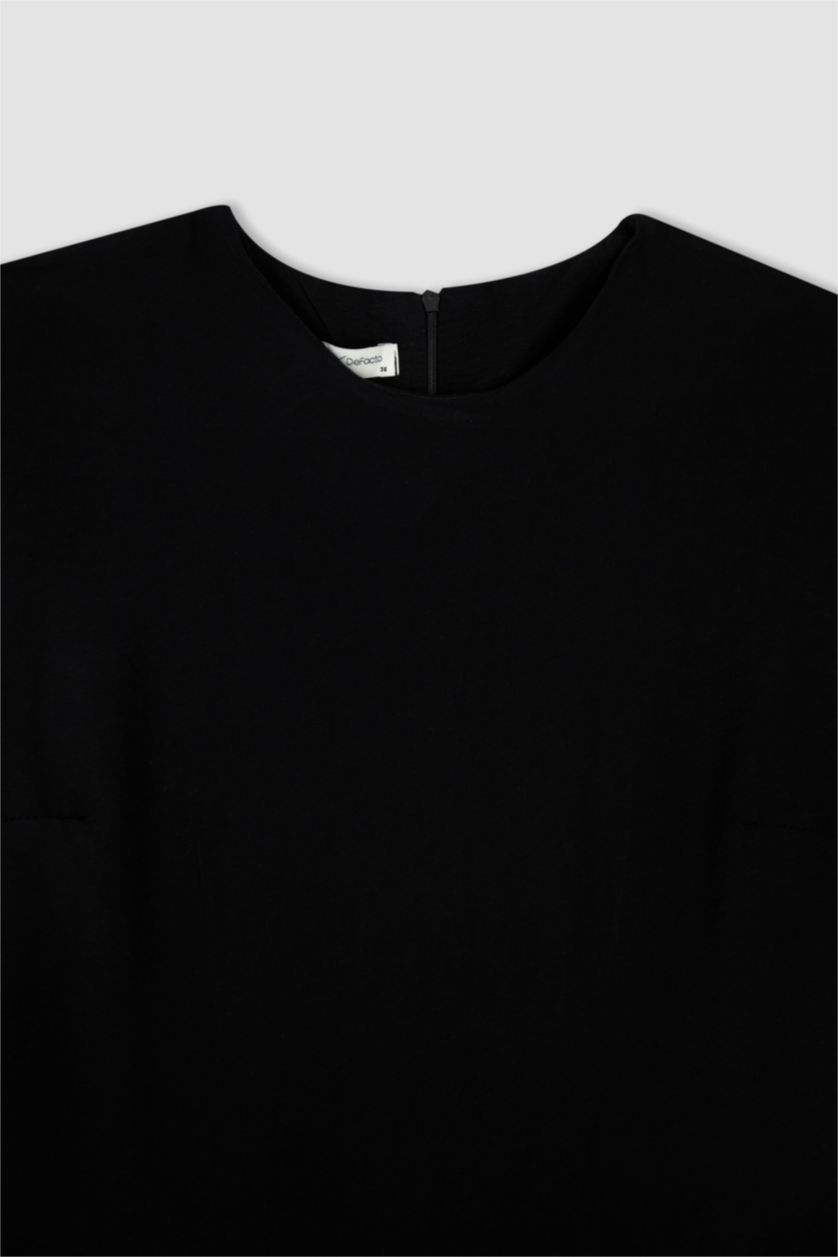 WOMAN Black Touché Privé x Regular Fit Woven Overalls