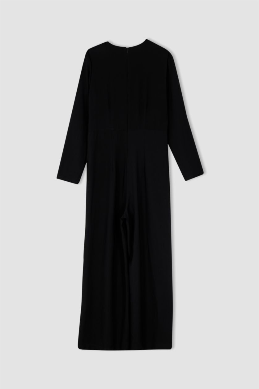 WOMAN Black Touché Privé x Regular Fit Woven Overalls