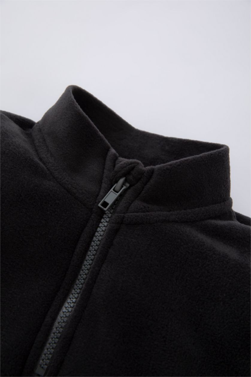 Erkek Bebek Antrasit Erkek Bebek Basic Polar Sweatshirt Eşofman Altı 2'li Takım