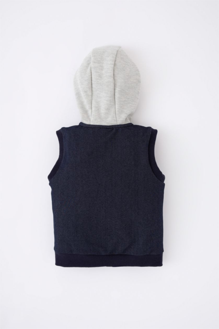 BÉBÉ GARÇON Bleu Gilet À capuche Coupe Régulière BéBé Garçon