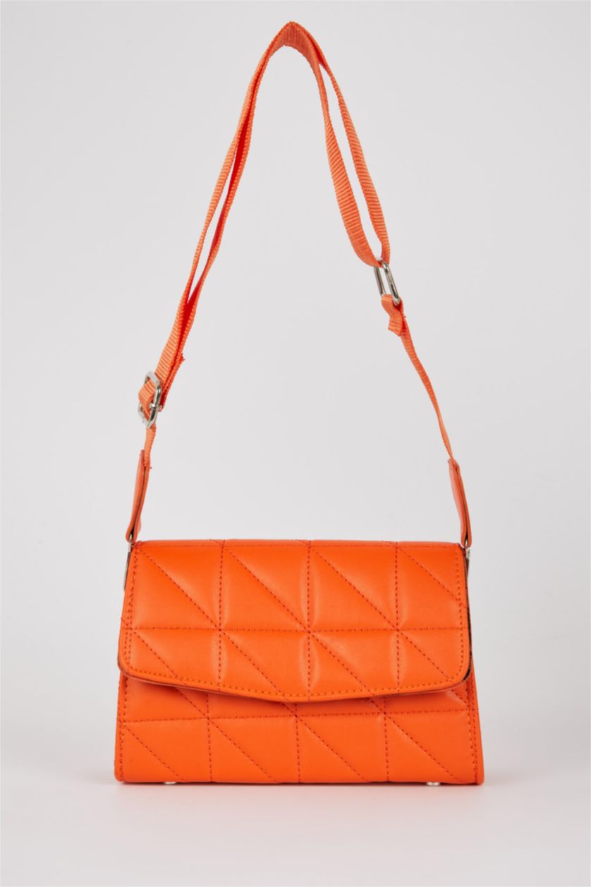 FEMME Orange Sac à bandoulière PU